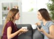 women talking over tea in a portland drug addiction counseling center